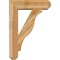 Ekena Millwork Funston Craftsman Rough Sawn Bracket w/ Offset Brace, Western Red Cedar, 8"W x 28"D x 40"H BKT0806X28X40FST04RWR - alternate 4